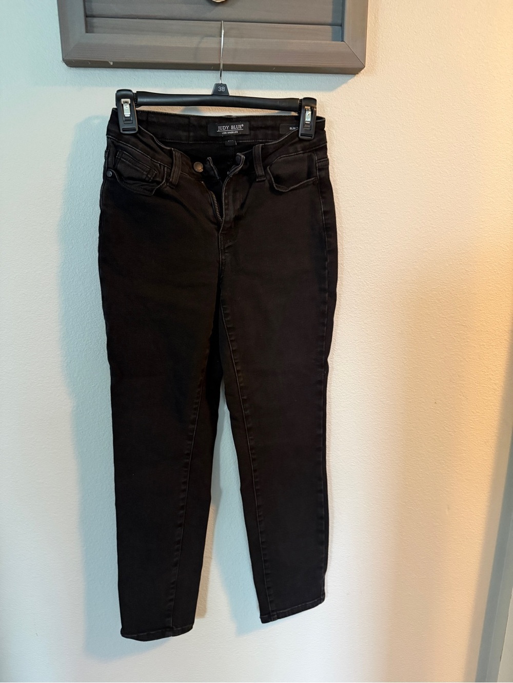 Judy Blue Washed Black High-Rise Skinny Jeans